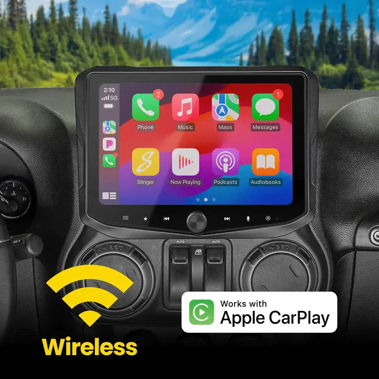 Stinger Stinger 11-18 Jeep Wrangler JK  10" HORIZON10 fully integrated radio package includes IX210/SRK-JK11HX