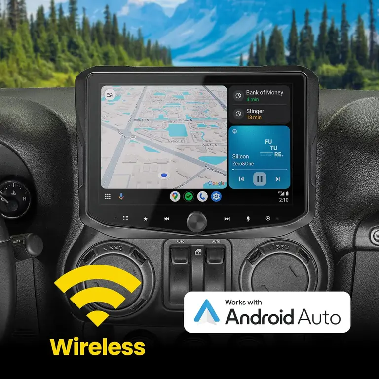 Stinger Stinger 11-18 Jeep Wrangler JK  10" HORIZON10 fully integrated radio package includes IX210/SRK-JK11HX