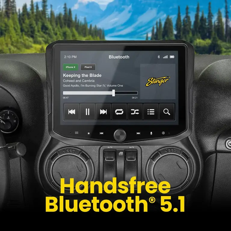 Stinger Stinger 11-18 Jeep Wrangler JK  10" HORIZON10 fully integrated radio package includes IX210/SRK-JK11HX