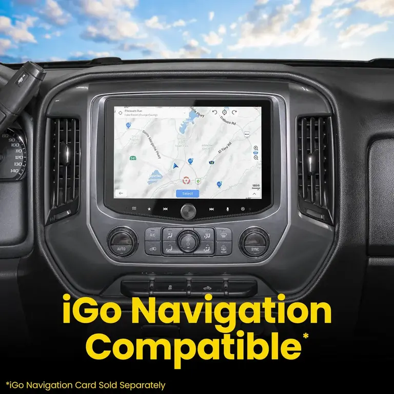 Stinger Stinger 14-18 Chevrolet Silverado/GMC Sierra 10" HORIZON10 fully integrated radio package includes IX210/SRK-GM14HX