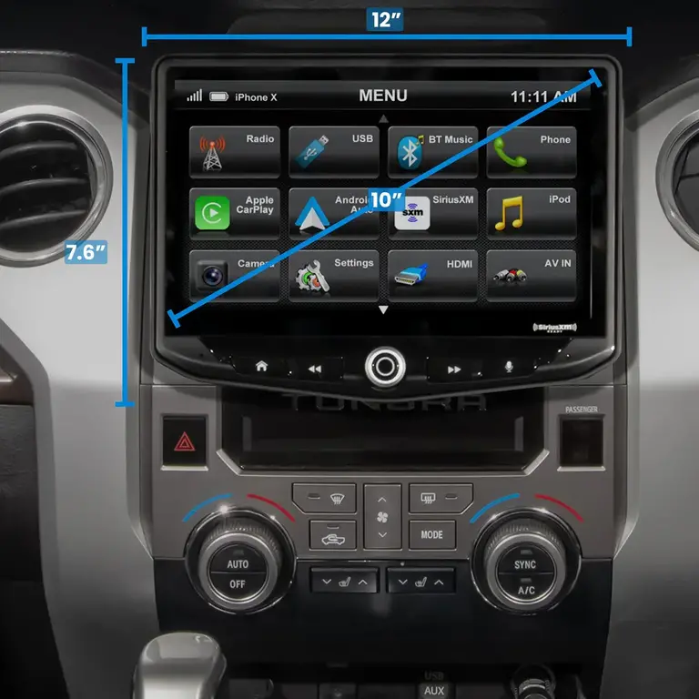 Stinger Stinger 14-21 Toyota Tundra HEIGH10 fully integrated radio package includes UN1810/SR-TUN14H