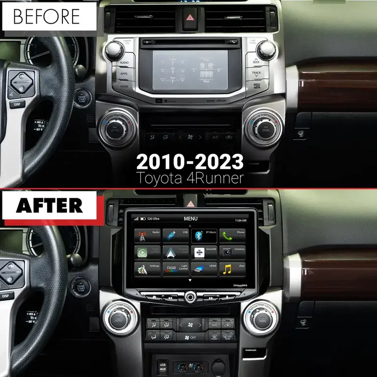 Stinger Stinger 10-24 Toyota 4-Runner HEIGH10 fully integrated radio package includes UN1810/SR-RUN10H