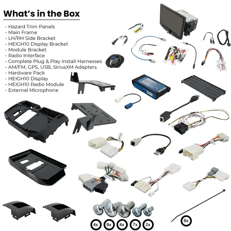 Stinger Stinger 10-24 Toyota 4-Runner HEIGH10 fully integrated radio package includes UN1810/SR-RUN10H