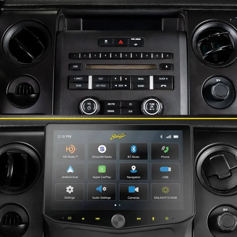 Stinger Stinger 09-14 Ford F-150 HORIZON10 fully integrated radio package includes IX210/SR-F15009HX