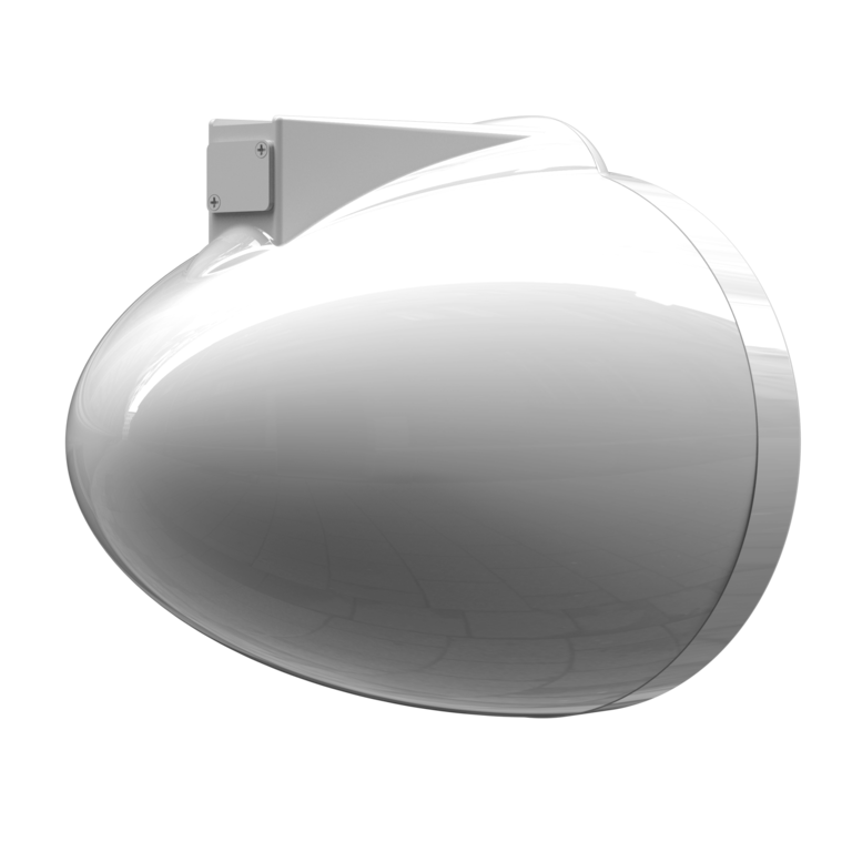 Wet Sounds WET SOUNDS ICON 8 W-FC SA V2 Icon 8 tower enclosures white with fixed silver aluminum clamp