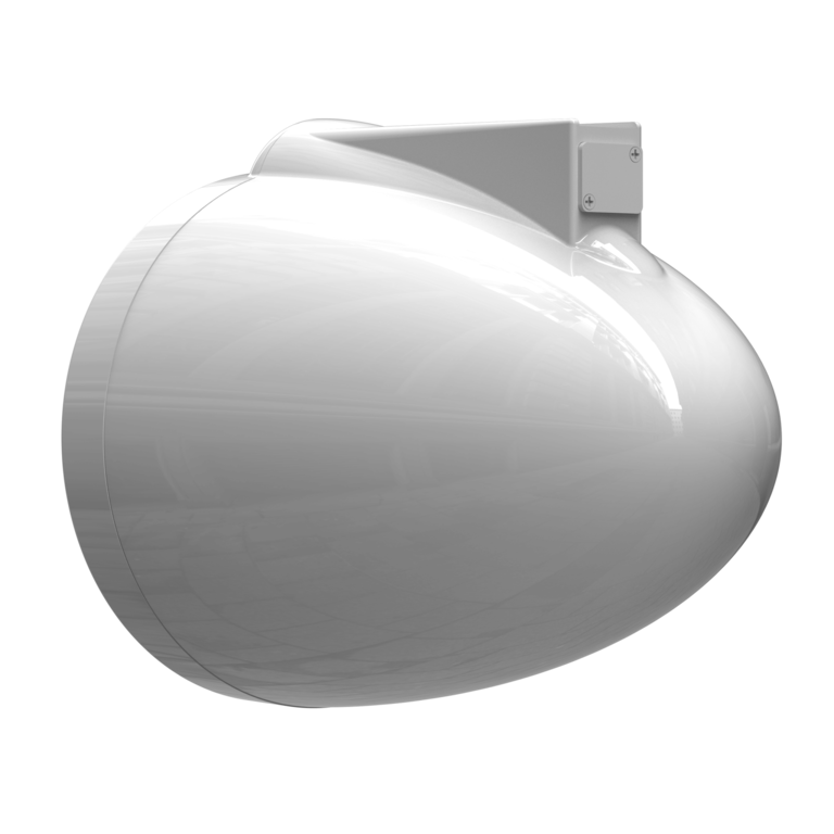 Wet Sounds WET SOUNDS ICON 8 W-FC SA V2 Icon 8 tower enclosures white with fixed silver aluminum clamp