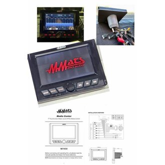 MMATS MMATS M7450 marine wired/wireless carplay/android auto receiver (open box - used for display)