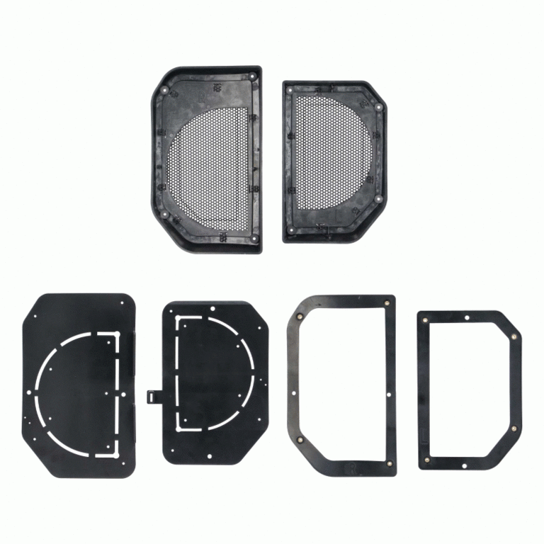 Metra METRA JP-1020 lower dash speaker grille cut-ins for 24+ Jeep WranglerJL and Gladiator JT