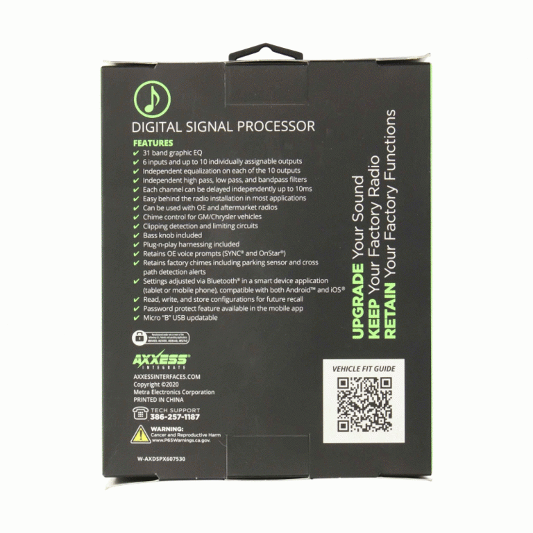 METRA AXDSPX-GM30 AXXESS DSP Package with AXDSP-X and T-harness GM 19-up