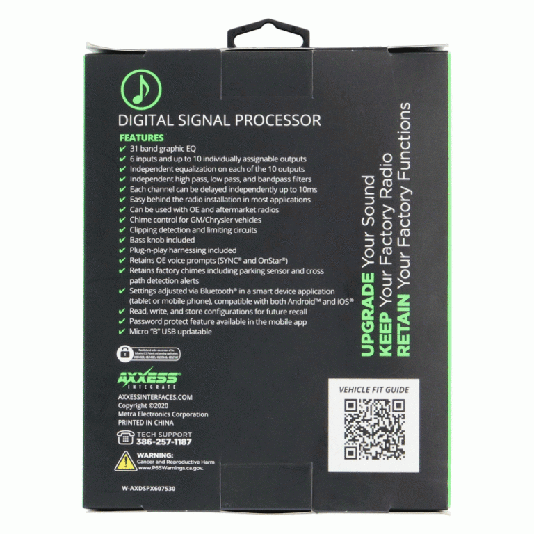 METRA AXDSPX-GM32 AXXESS DSP interface for select GM vehicles 22-24
