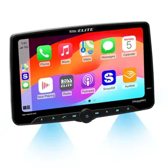 Boss Elite Boss Elite BE14ACP.WX 14" floating touchscreen wireless Apple Carplay/Android Auto bluetooth siriusxm receiver