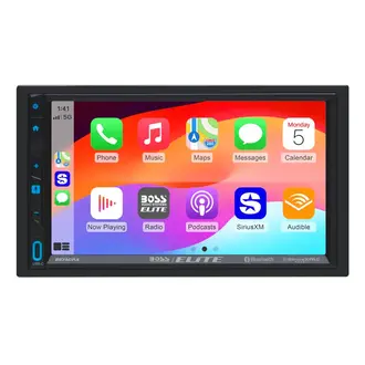 Boss Elite Boss Elite BE7ACP.XC 7" touchscreen mechless Apple Carplay/Android Auto bluetooth siriusxm receiver includes rear view camera