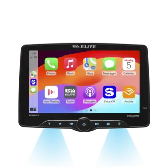 Boss Elite Boss Elite BE9ACP.XC Elite 9” floating CarPlay/Android Auto bluetooth siriusxm receiver with rear view camera