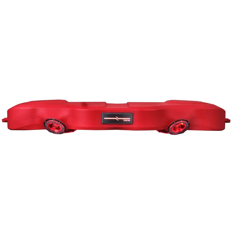 DS18 DS18 JL-SBAR/RD.HT Red overhead Bar System for JL/JLU,JT Jeeps (4X8" Speakers not included 4X Tweeters PRO-TW4L included)