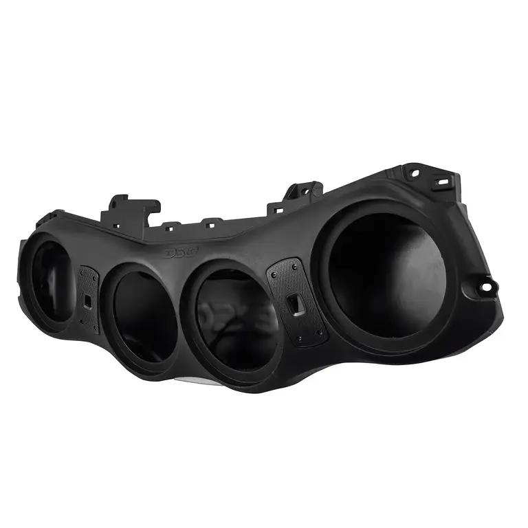 DS18 DS18 JL24-SBAR/BK Black overhead sound bar for Jeep JL/JLU/JT fits 4 x 8" speakers with harness