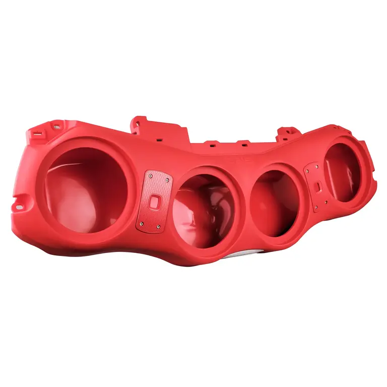 DS18 DS18 JL24-SBAR/RD Red overhead sound bar for Jeep JL/JLU/JT fits 4 x 8" speakers with harness