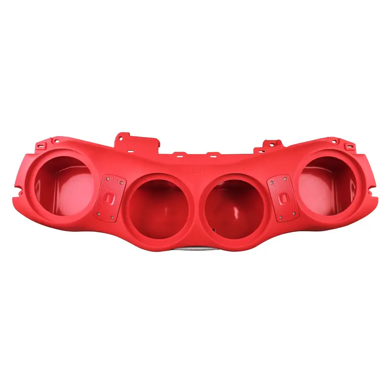 DS18 DS18 JL24-SBAR/RD Red overhead sound bar for Jeep JL/JLU/JT fits 4 x 8" speakers with harness