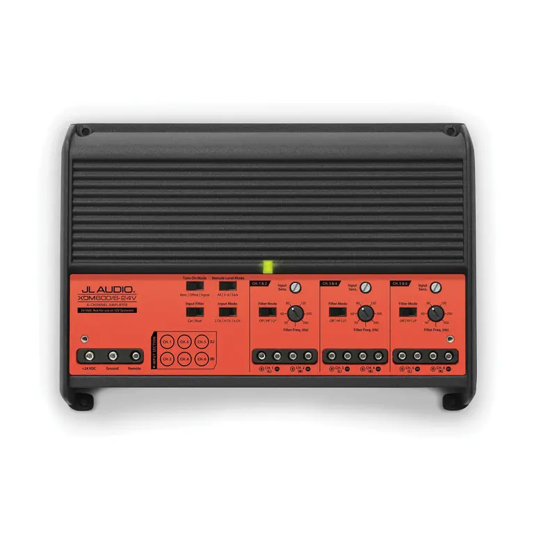 JL Audio JL Audio XDM600/6-24V Car/Marine 600 watt 6 Channel Amplifier for 24 volt systems