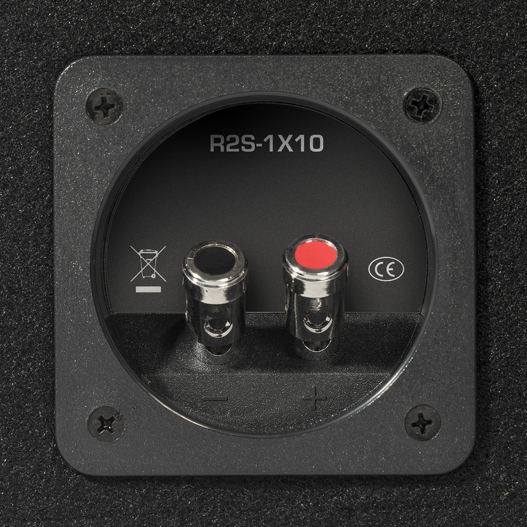 Rockford Fosgate Rockford Fosgate R2S-1X10 10" sealed shallow loaded enclosure, 200 watts RMS,