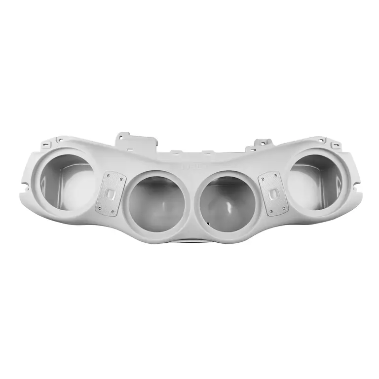 DS18 DS18 JL24-SBAR/WH White overhead sound bar for Jeep JL/JLU/JT fits 4 x 8" speakers with harness