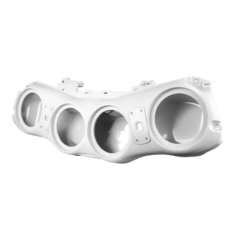DS18 DS18 JL24-SBAR/WH White overhead sound bar for Jeep JL/JLU/JT fits 4 x 8" speakers with harness