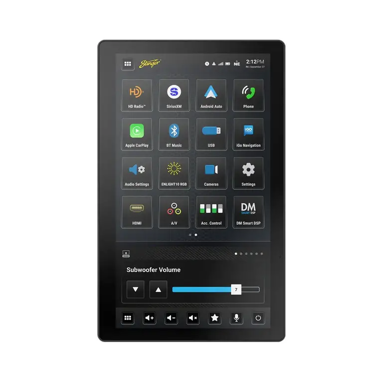 Stinger Stinger IX212 Horizon 12.8" floating wireless Apple Carplay/Android Auto multimedia receiver