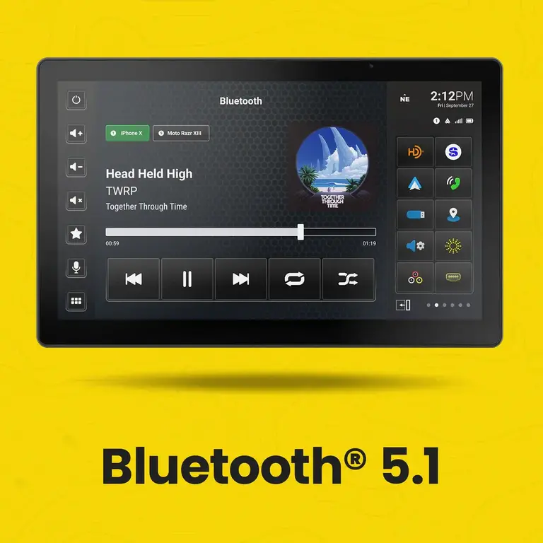 Stinger Stinger IX212 Horizon 12.8" floating wireless Apple Carplay/Android Auto multimedia receiver