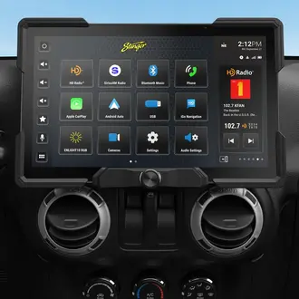 Stinger Stinger 11-18 Jeep Wrangler JK  12" HORIZON12 fully integrated radio package includes IX212/SRX-JK11128