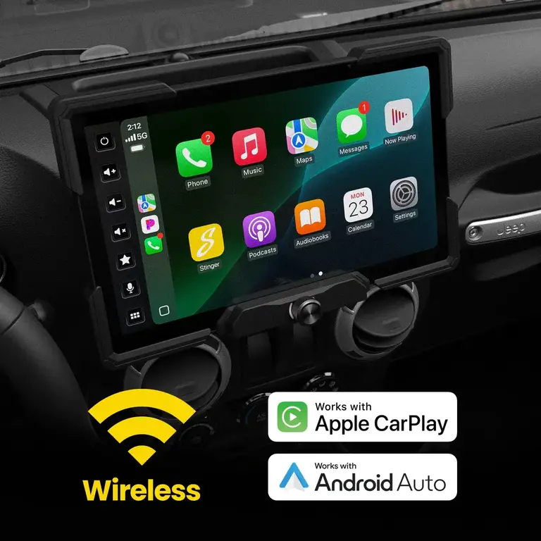 Stinger Stinger 11-18 Jeep Wrangler JK  12" HORIZON12 fully integrated radio package includes IX212/SRX-JK11128