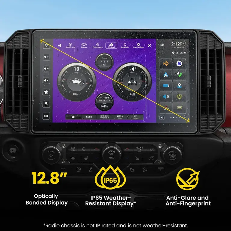 Stinger Stinger 18-23 Jeep Wrangler JL/ Gladiator JT  12" HORIZON12 fully integrated radio package includes IX212/SRX-JW18128