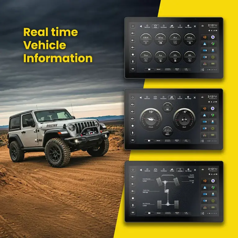 Stinger Stinger 18-23 Jeep Wrangler JL/ Gladiator JT  12" HORIZON12 fully integrated radio package includes IX212/SRX-JW18128