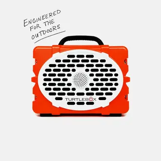 Turtlebox Turtlebox TBG2-OW Gen 2 waterproof amplified speaker - Blaze Orange and White