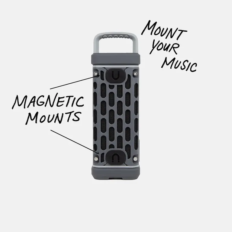 Turtlebox Ranger amplified Bluetooth speaker - Gray