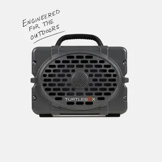 Turtlebox Turtlebox  TBG3-TG Gen 3 waterproof amplified speaker - Thunderhead Gray