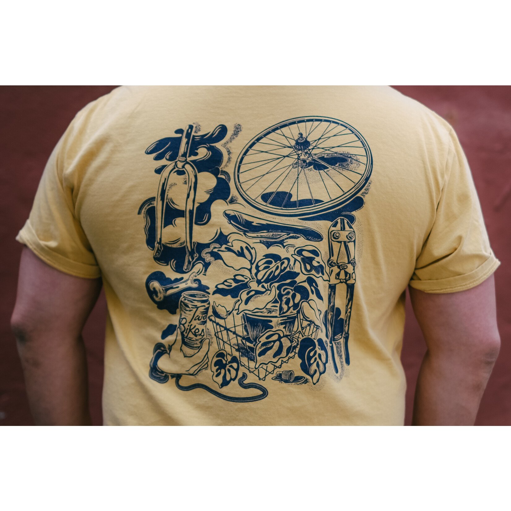 Two Bikes Sarah Shebaro Pocket T-Shirt