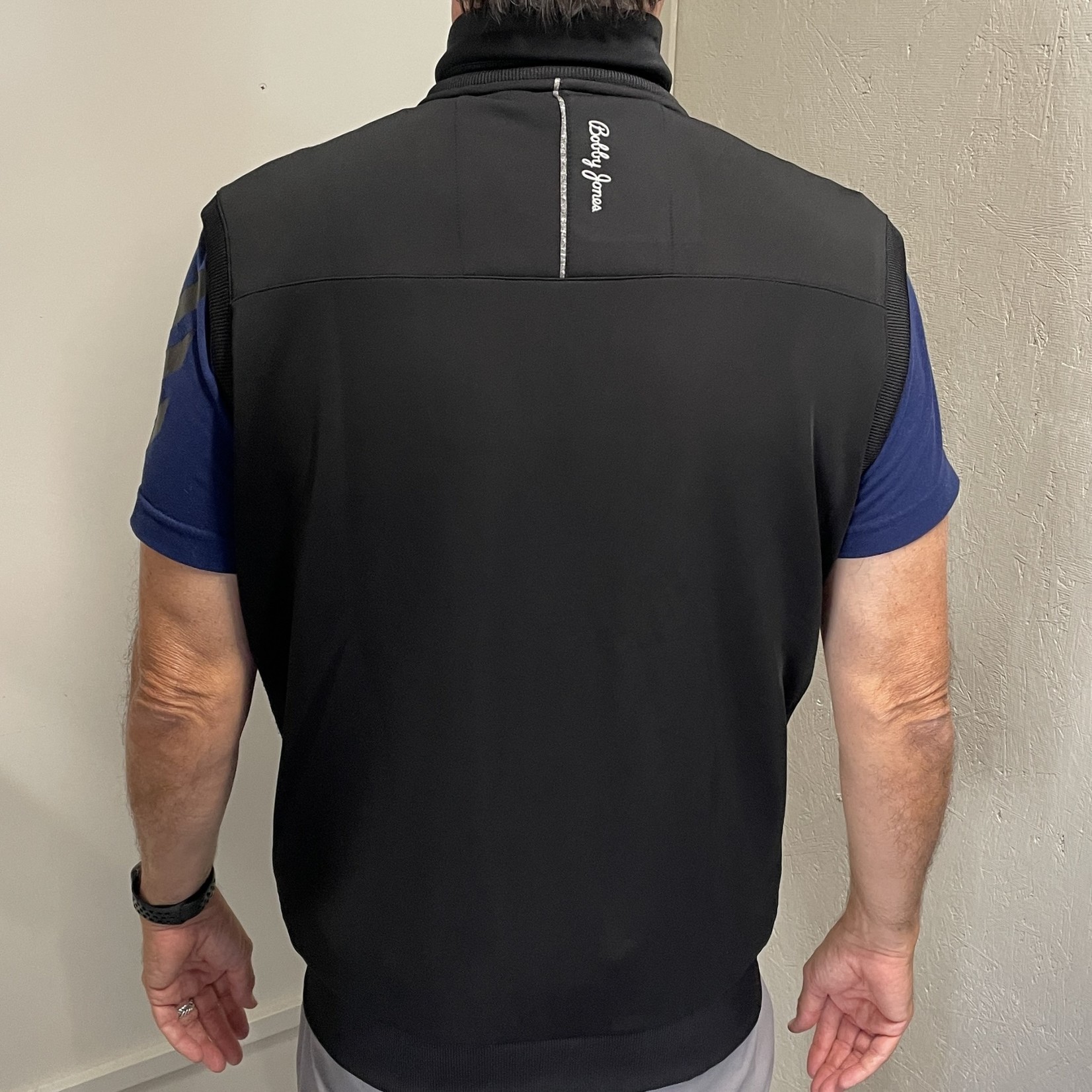 Bobby Jones Bobby Jones Men's Heavy Duty Embroidered  Vest - Full zipper XH2O Performance Series