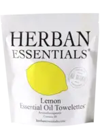 Herban Essentials Lemon Towelettes (20 count)