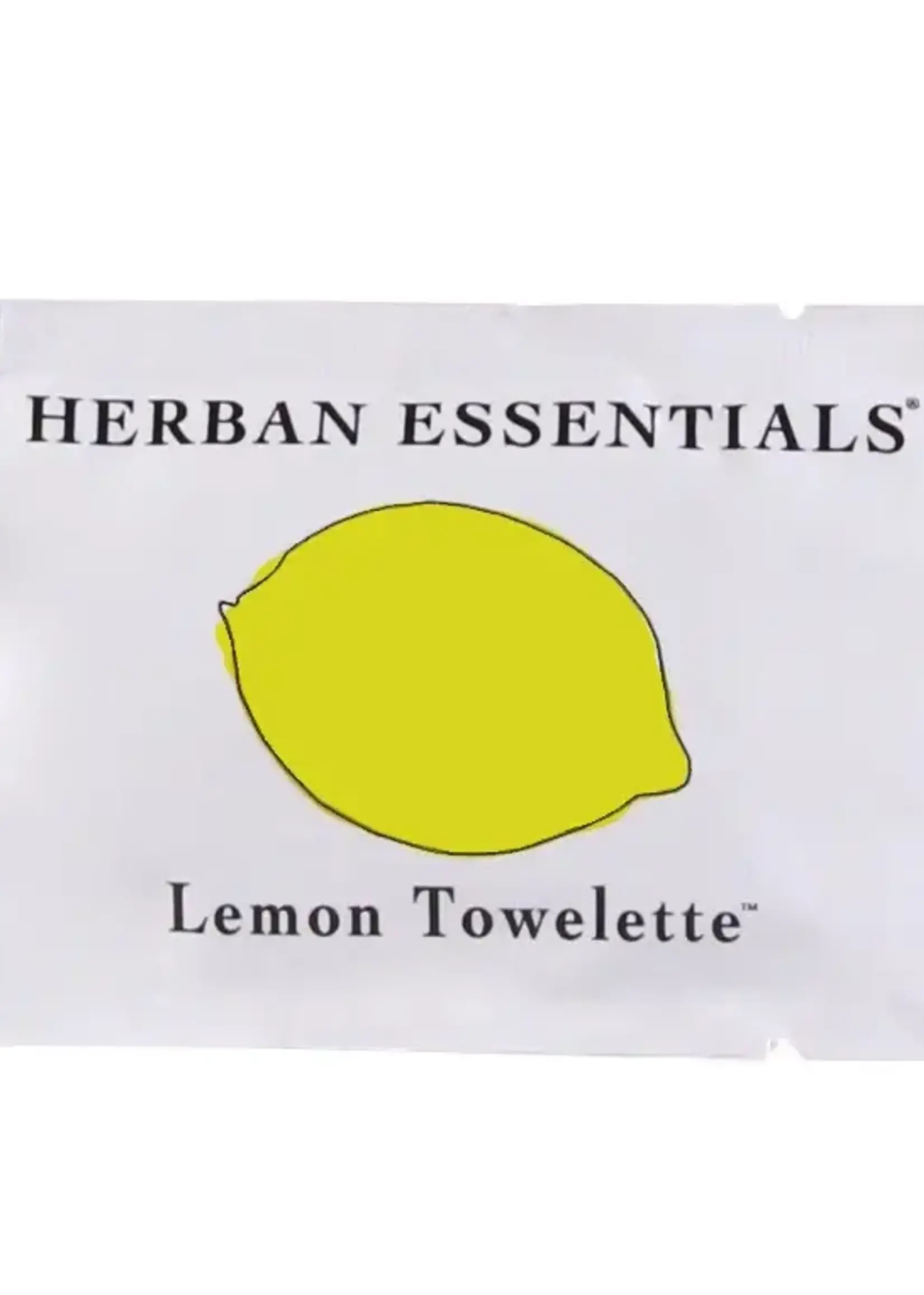 Herban Essentials Lemon Towelettes (20 count)