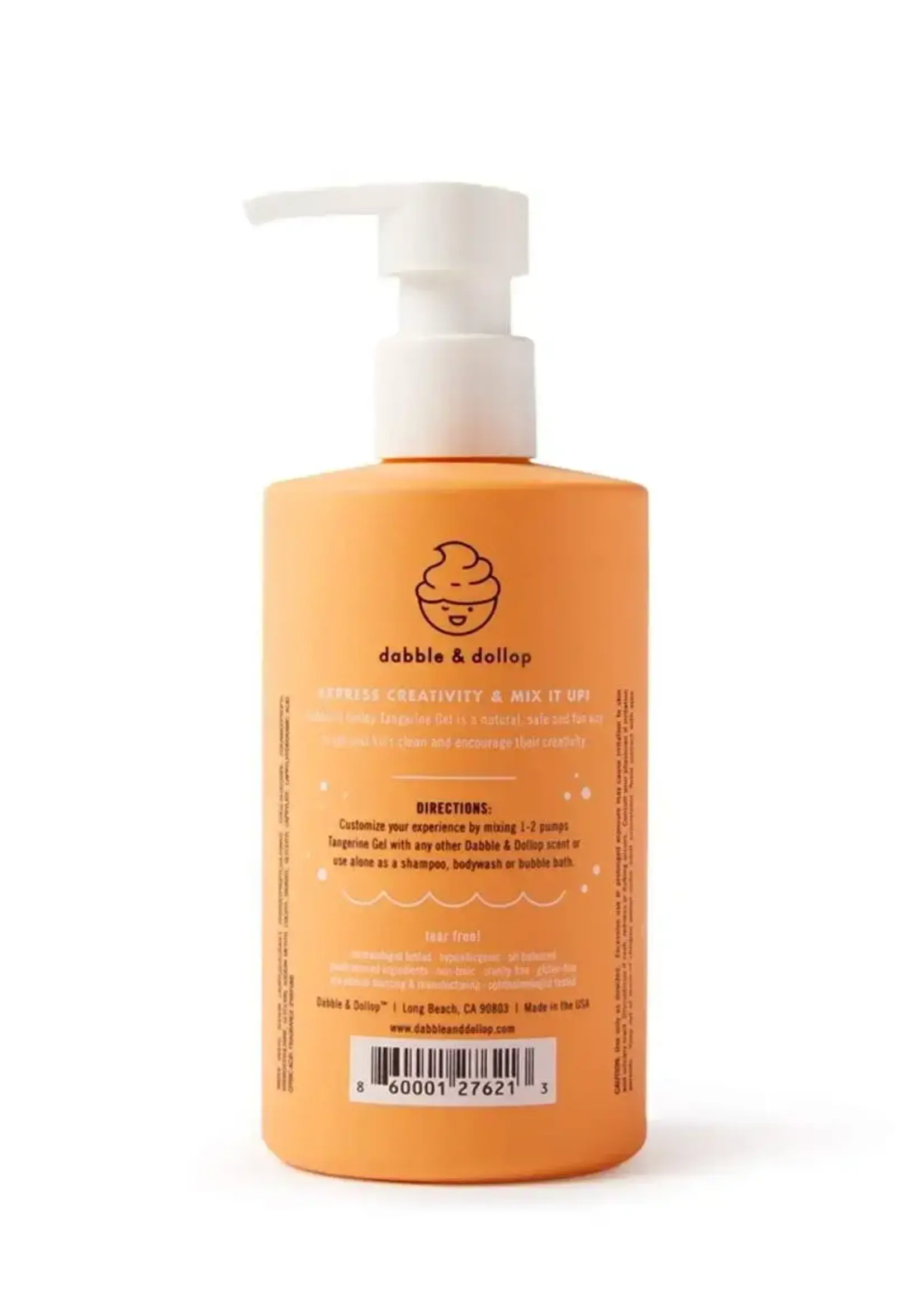 Dabble and Dollop Tangerine Shampoo, Bubble Bath & Body Wash