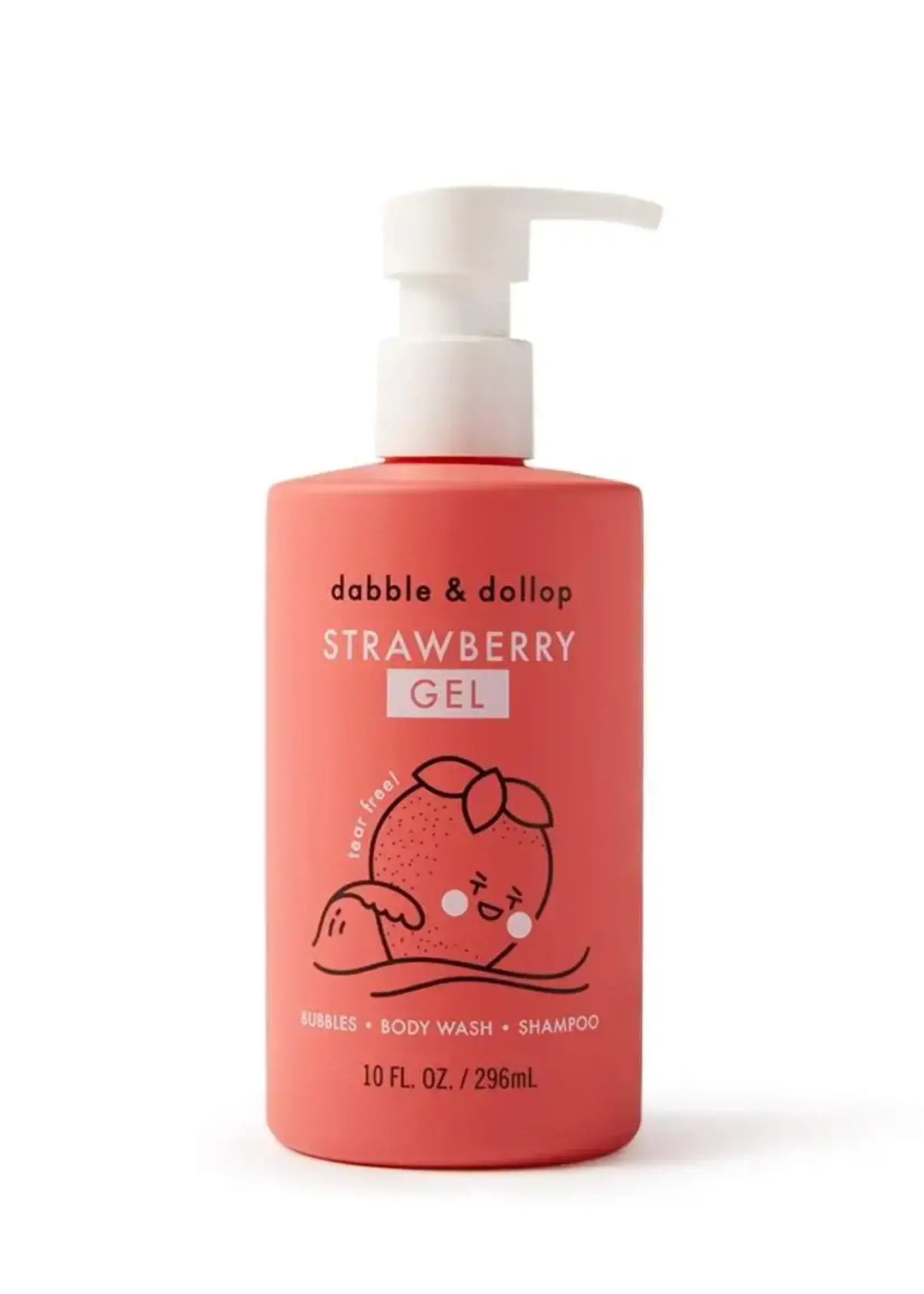 Dabble and Dollop Strawberry Shampoo, Bubble Bath & Body Wash