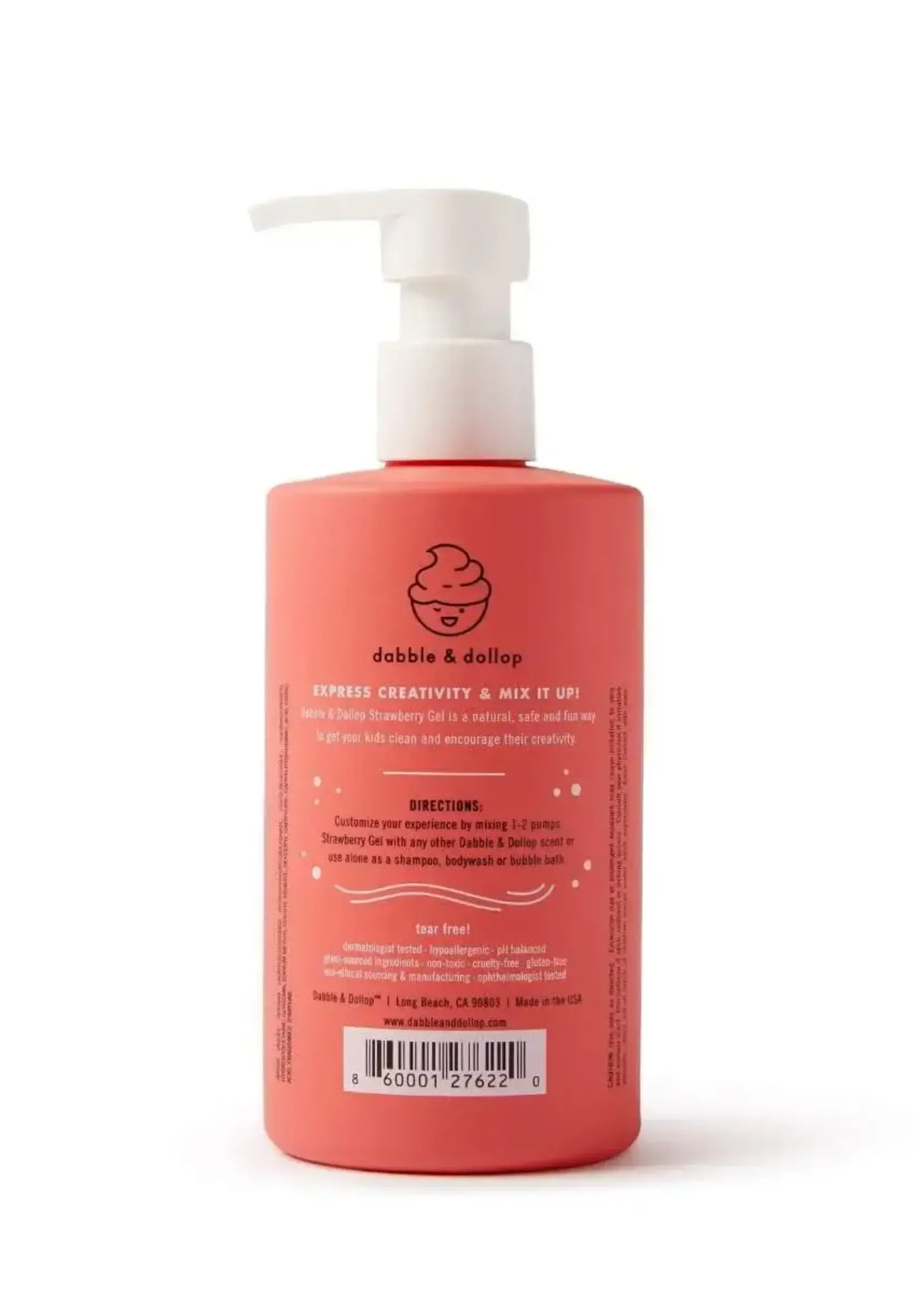 Dabble and Dollop Strawberry Shampoo, Bubble Bath & Body Wash