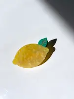 Solar Eclipse Hand-painted Fruit Claw Hair Clips Western Lemon
