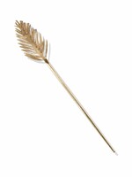 Brass Palm Hair Stick