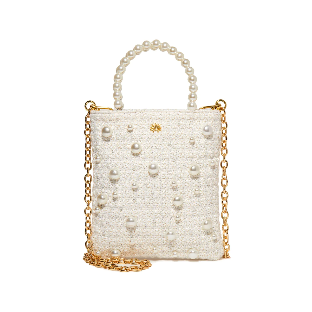 ★Polysooem★ FRINGED TWEED SHOULDER BAG, IVORY Bag & Shoes - Bag & Shoes - polysooem