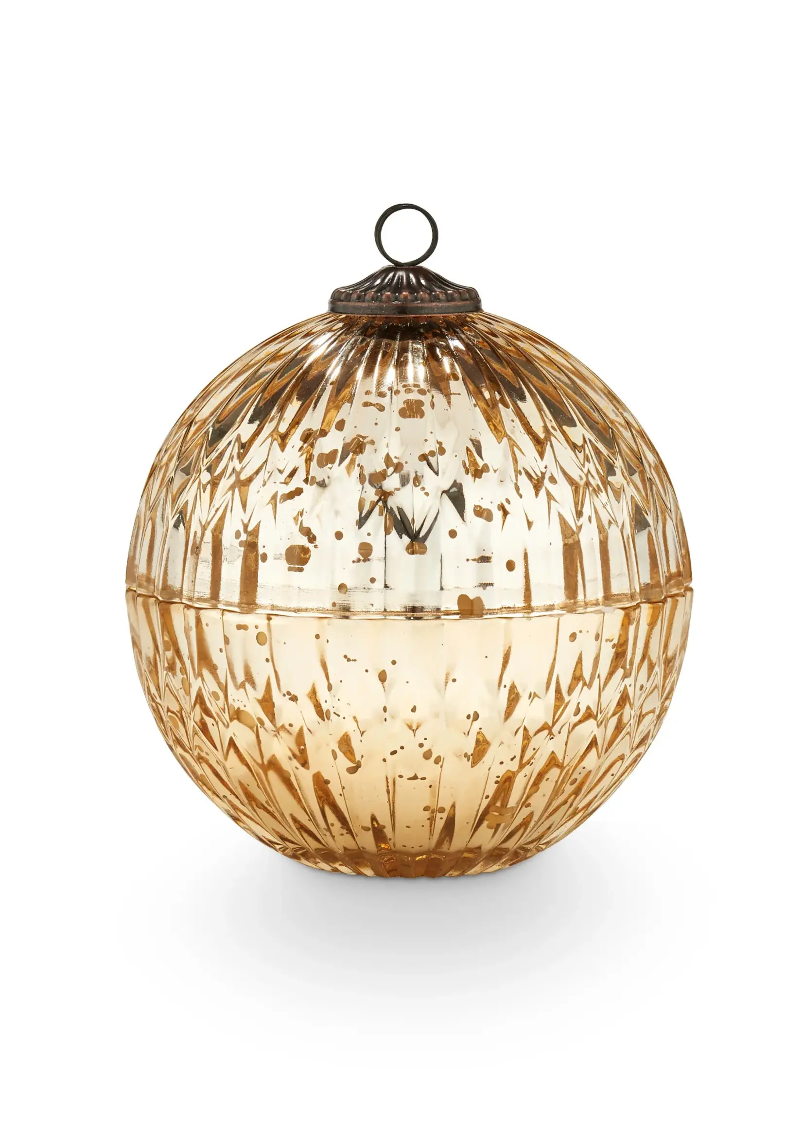 Winter White Mercury Ornament Candle