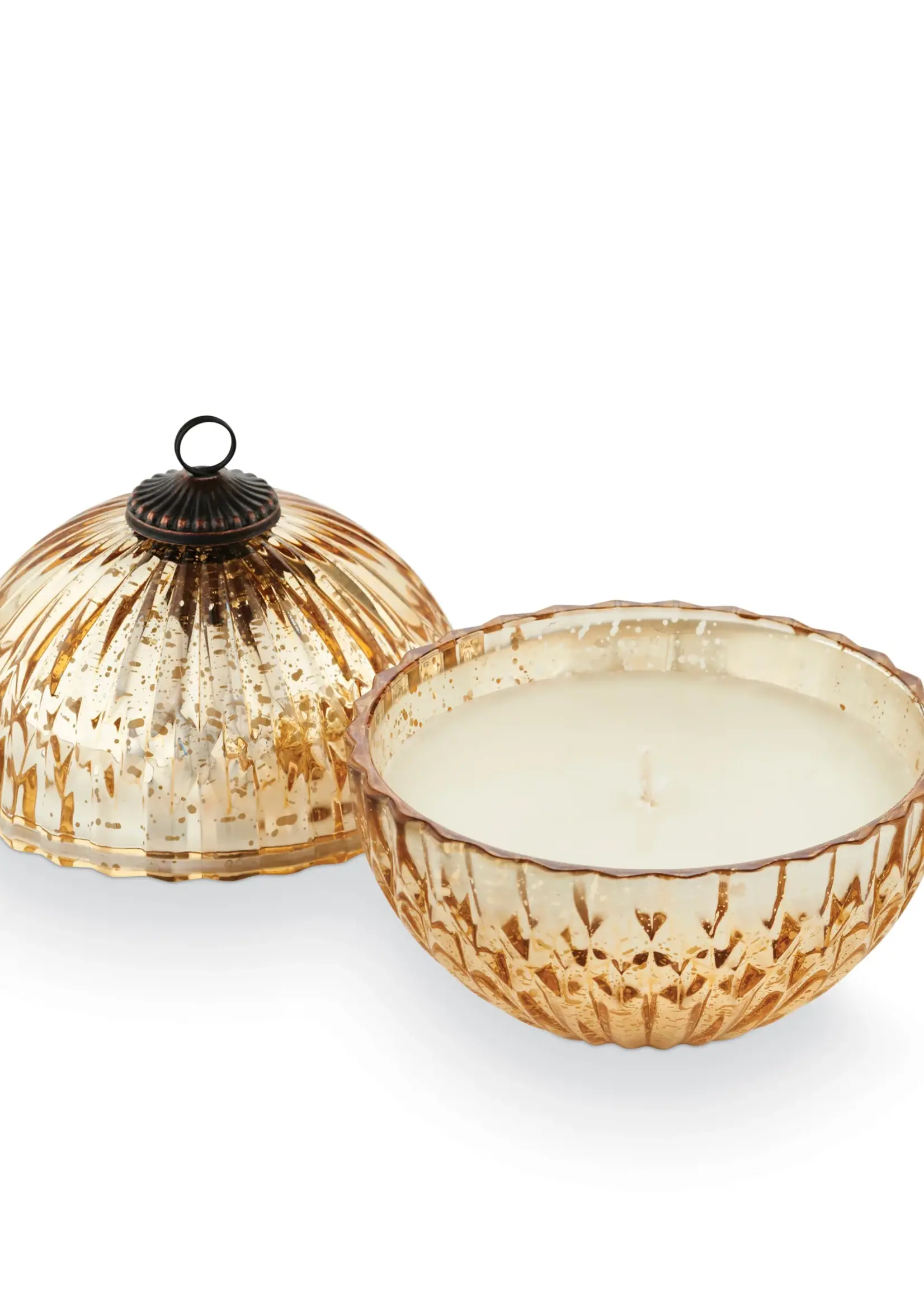 Winter White Mercury Ornament Candle