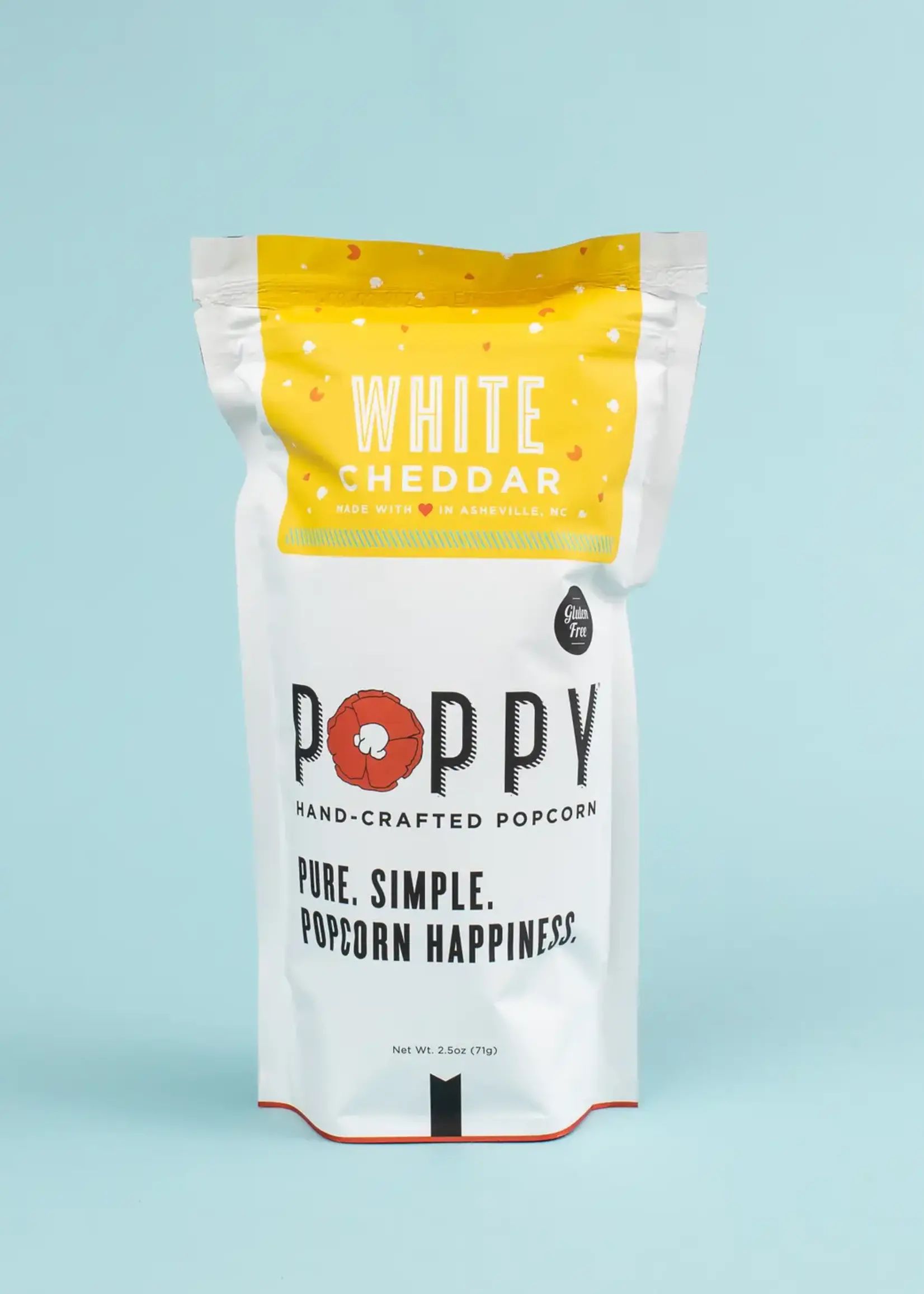 Poppy Handcrafted Popcorn White Cheddar Popcorn