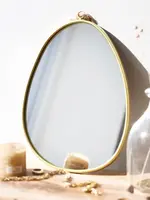 Lisa Angel Gold Pebble Mirror