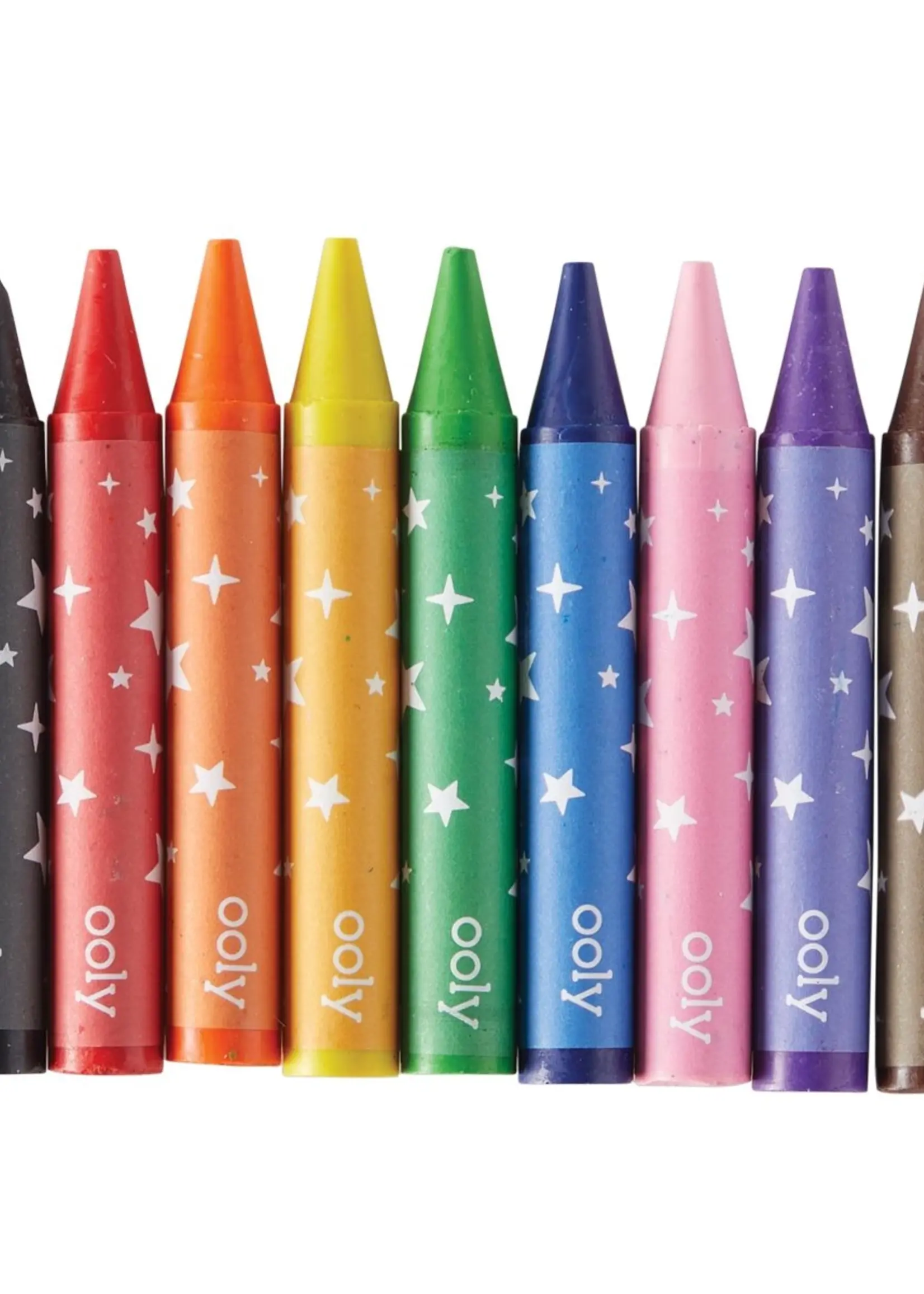 Ooly Carry Along Crayon & Coloring Book Kit-Sea Life (Set of 10)