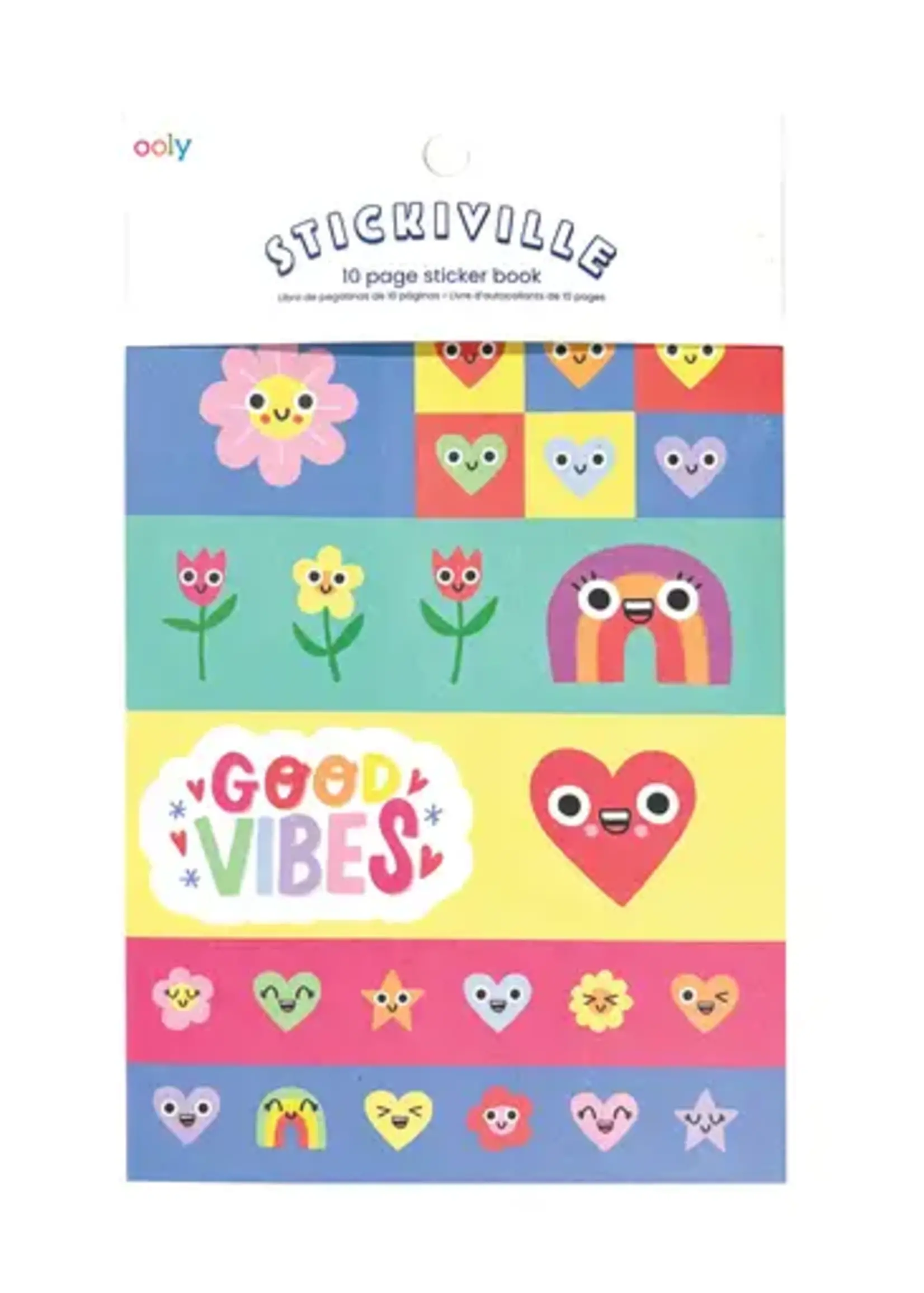 Ooly Stickiville Book - Happy Hearts (Matte Paper)